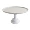 Elegant White Melamine Pedestal Cake Stand – 11.5" Wide, 8" Tall | Perfect for Parties, Cakes & Smash Cakes